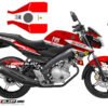 Decal Stiker YAMAHA New Vixion RED FERARRI